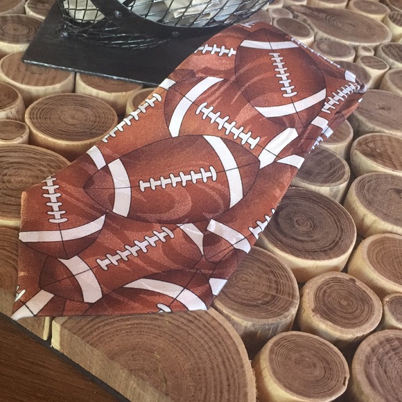 2/$20 Football Necktie - Picture 1 of 4